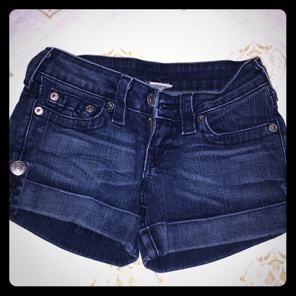 True Religion denim shorts